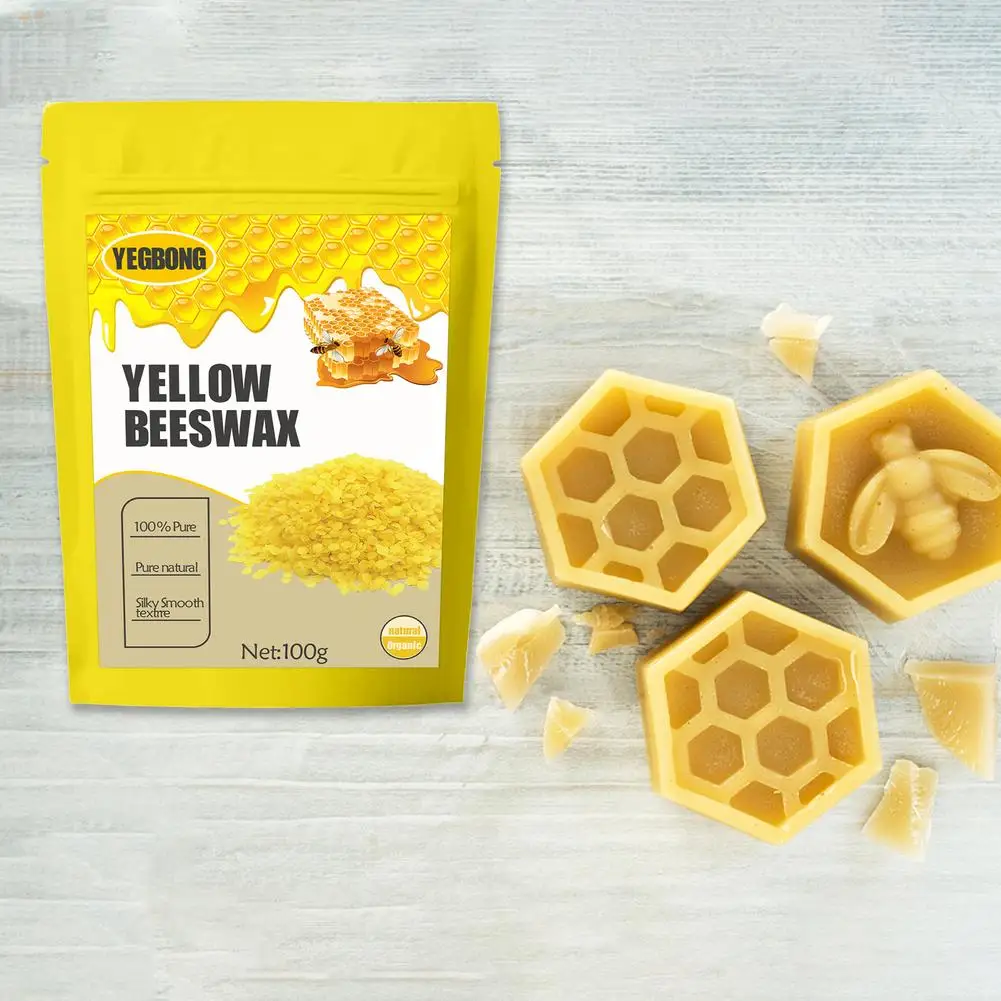 Pellets de cera de abeja amarilla de 5 libras 100% natural de cera de  abejas pura, 3 x filtradas, ideal para piel, cara y cuerpo, ideal para