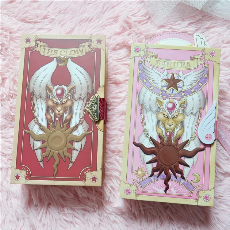 Аниме карточка Captor Sakura Kinomoto Tarot Волшебная Книга версии с Clow картами набор в