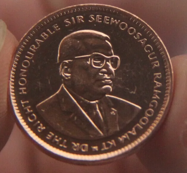 20 мм Mauritius, настоящая монета, оригинальная коллекция