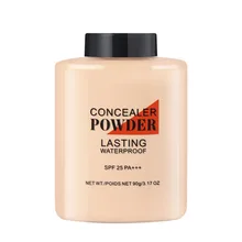 Матовая рассыпчатая пудра контроль масла стойкий Макияж для лица, хайлайтер, гладкая полупрозрачная косметическая пудра