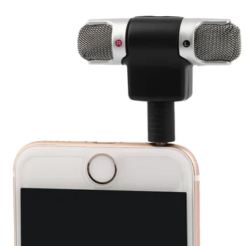 

Mini 3.5mm Jack Microphone Stereo Mic For Recording Mobile Phone Studio Interview Microphone 4 Pin For Smartphone