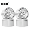 INJORA 4Pcs Aluminum Alloy 1.9 Beadlock Wheels Rims for 1/10 RC Crawler Axial SCX10 SCX10 II 90046 AXI03007 Traxxas TRX4 D90 ► Photo 1/6