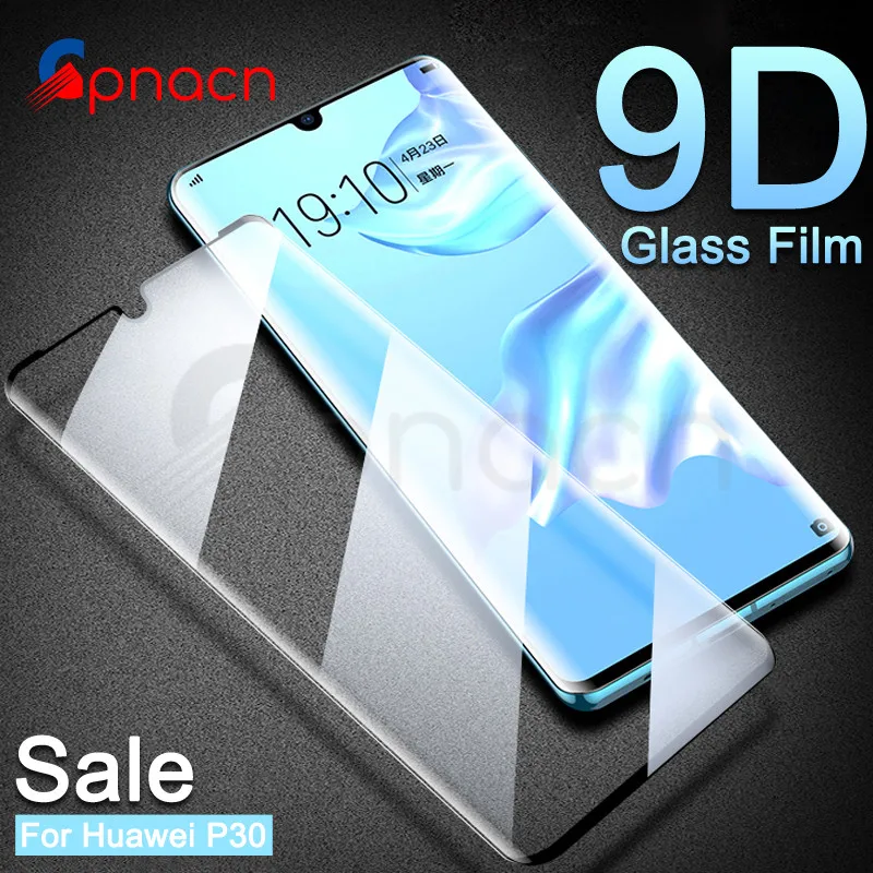 

9D Screen Protector Tempered Glass For Huawei P30 Pro P20 Lite Pro P10 Lite Plus Protective Film For P Smart 2019 HD Glass Case