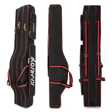 На открытом воздухе 3 Слои сумки для рыбалки 80 см 100 см 120 см Водонепроницаемый рыболовные снасти мешок 2 Слои удочка для рыбалки сумка для хранения Полюс сумка XA176