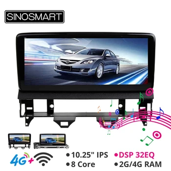 

Sinosmart 10.25' Car Navigation GPS Player for Mazda 6 2002-2008 2017-18 8 Core CPU 32EQ IPS Screen