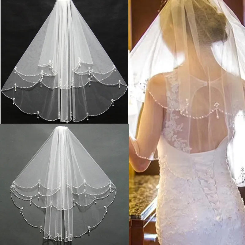 Women's Wedding Bridal Veils Tulle Veils Party Cosplay Elegent Accessories AUS 