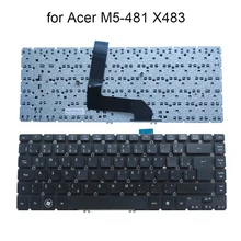Clavier brésilien BR pour pc portable Acer Aspire M5-481, M5-481G, M5-481PT, M5-481PTG, M5-481T, M5-481TG, X483G, X483