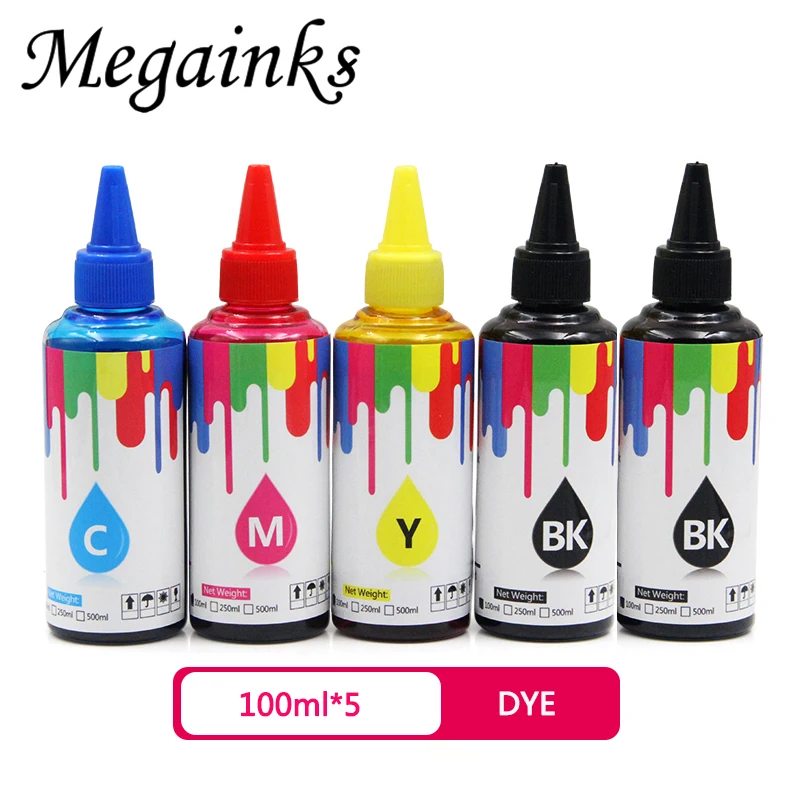 

100ml Replacement Universal Compatible Refill Dye Ink kit for Canon for HP for Brother for Ricoh for Epson printer ink CISS