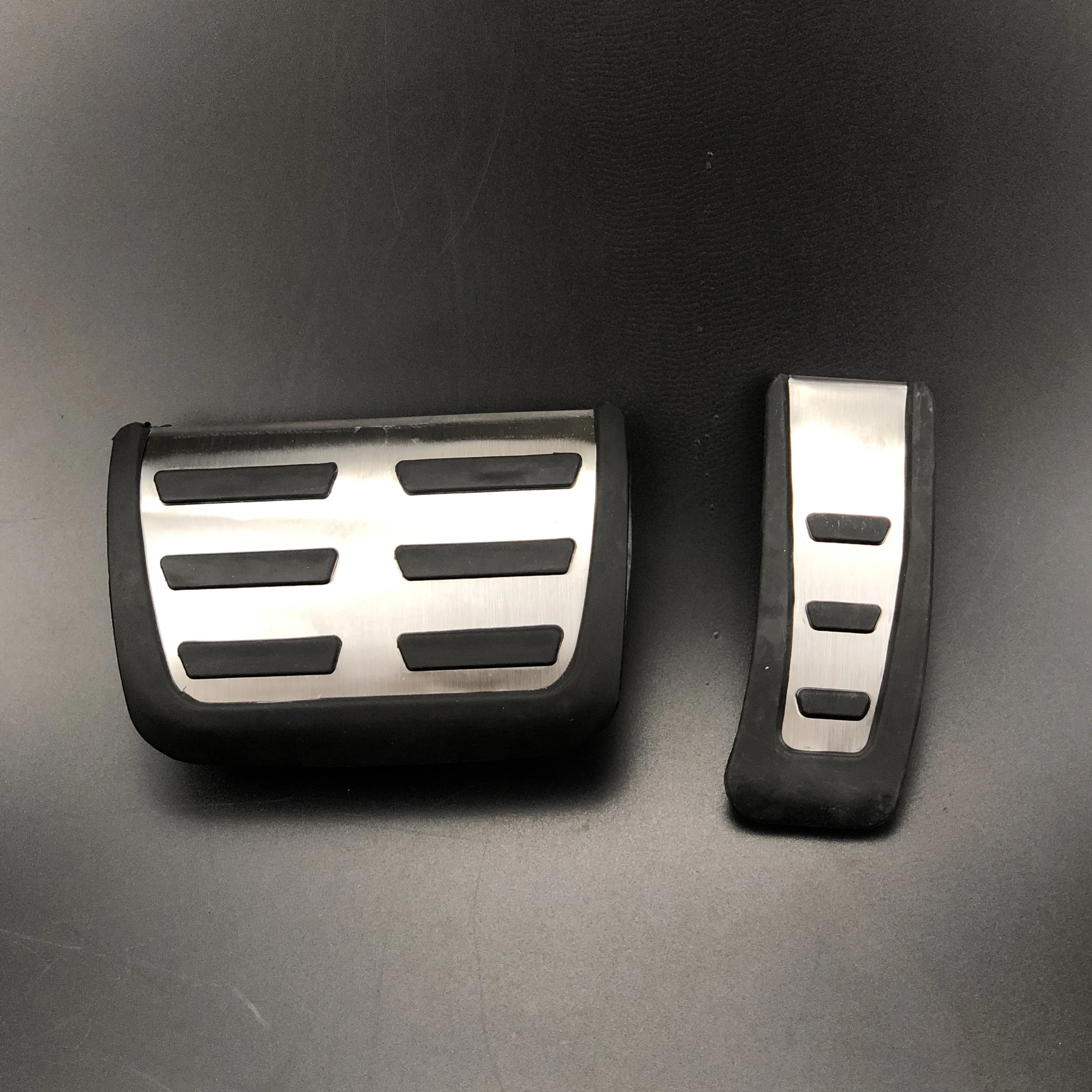 Car styling Fuel Gas Brake Footrest Pedal Cover case For Audi A6 (4F) C6 S6 2009-2012 AT auto accessories