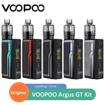 

Original VOOPOO Argus GT Kit with 4.5ml PnP Pod Tank & 160W Argus GT TC Box MOD Power by Dual 18650 batteries E Cigs Vape Mod