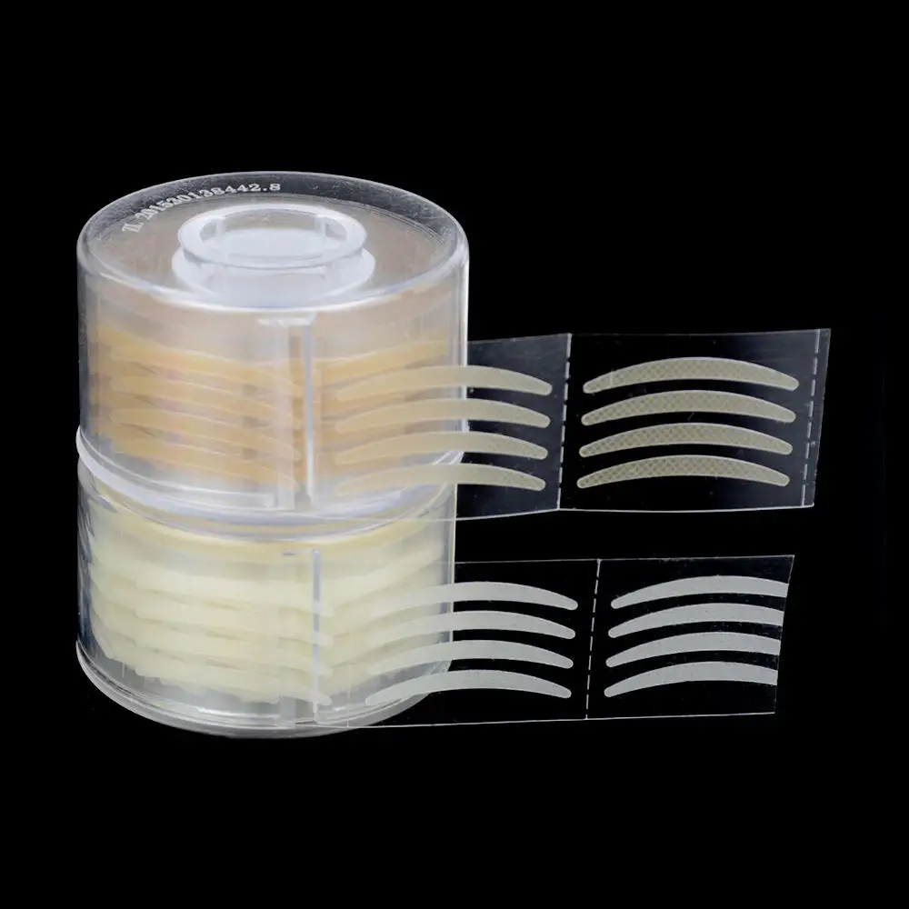 Pegatina de ojos grandes para maquillaje, banda para levantar los párpados, pegatinas autoadhesivas, s-l, Cosmatic, Beige claro, 600 unids/caja