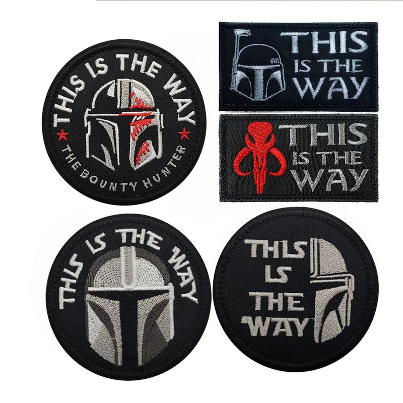 Disney Star Wars patch Mandalorian Embroidery cloth stickers patches For Clothing Iron On Patches DIY Garment Decoration Clothes | Дом и сад