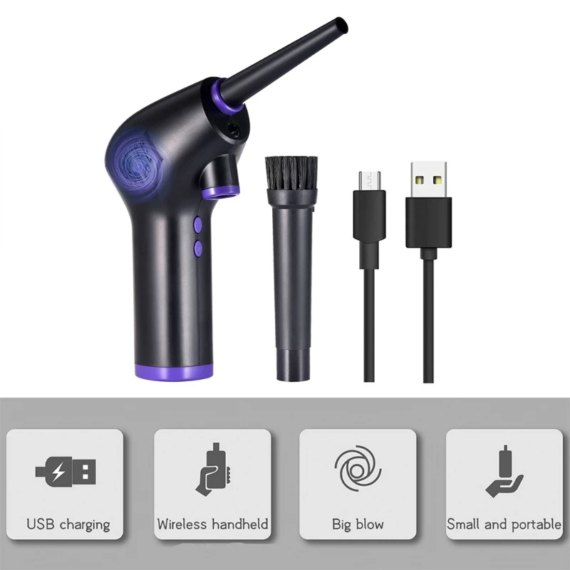 Powerful Electric Air Duster: 15000mAh Battery-Powered Solution for Dust-Free Computers. Description Image.This Product Can Be Found With The Tag Names Computer air duster, Computer cleaners, Computer Office