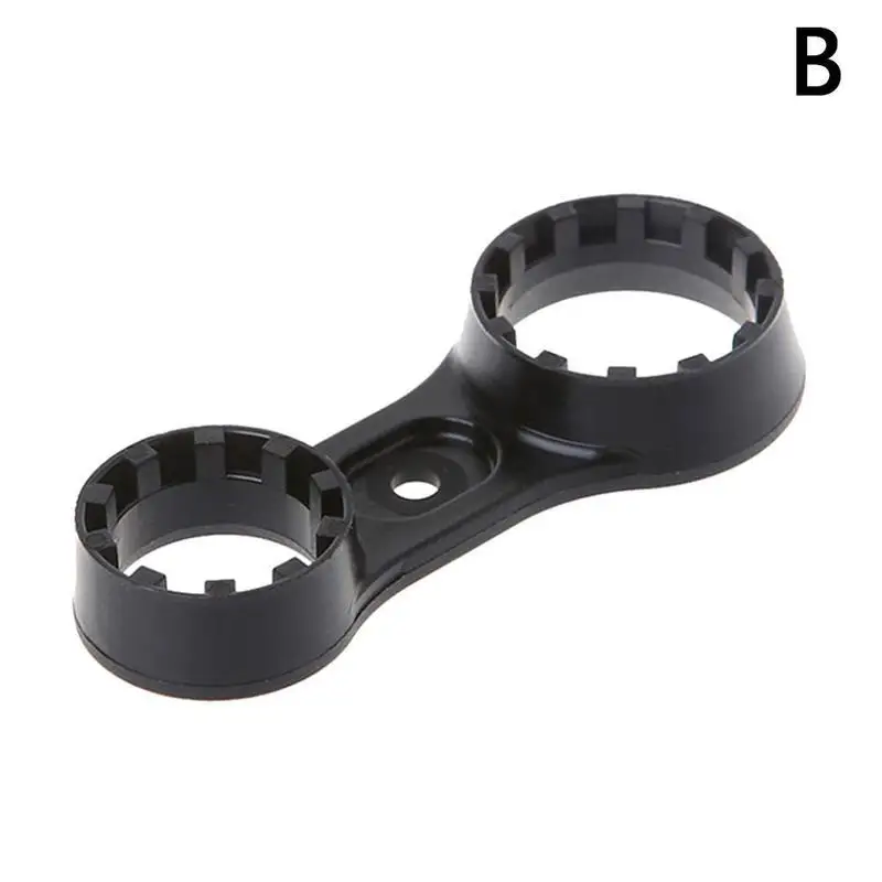 Bicycle Key Front Fork Wrench Repair Tool Double Head Bicycle Parts Accessories Front Fork Repair Tool Disassembly Wrench - Color: B