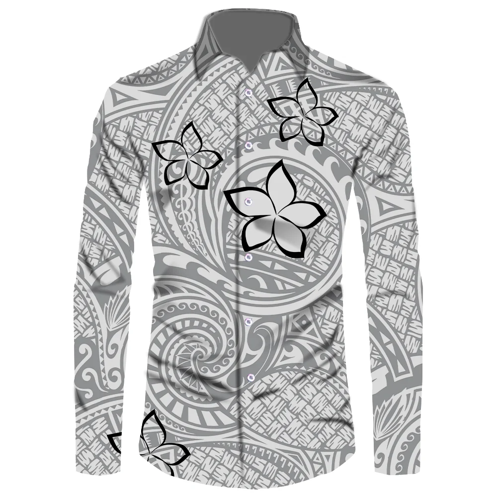 2XS-6XL Men's Suit Collar Coats Long Sleeve Loose Hawaiian Shirt Camisa Masculina Streetwear Fashion Social Shirts Yellow