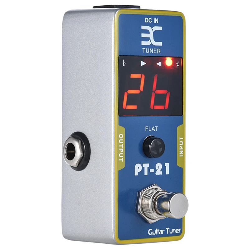 

Eno Ex Pt-21 Guitar Tuner Effect Pedal Full Metal Shell True Bypass For Guitar / Electric Guitar Accessories Parts