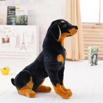 

Simulation of Dogs gou doll Stuffed Animal Toy Big Wolfhound Doll Stance Dog Lying Attitude Dog Decoration BOY'S Day Gift