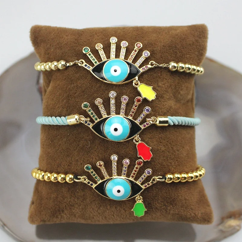 10 шт./лот, дизайн, глаза, эмаль, разъем cz браслет, покрытый кубическим цирконием компонент, популярный браслет, дешево