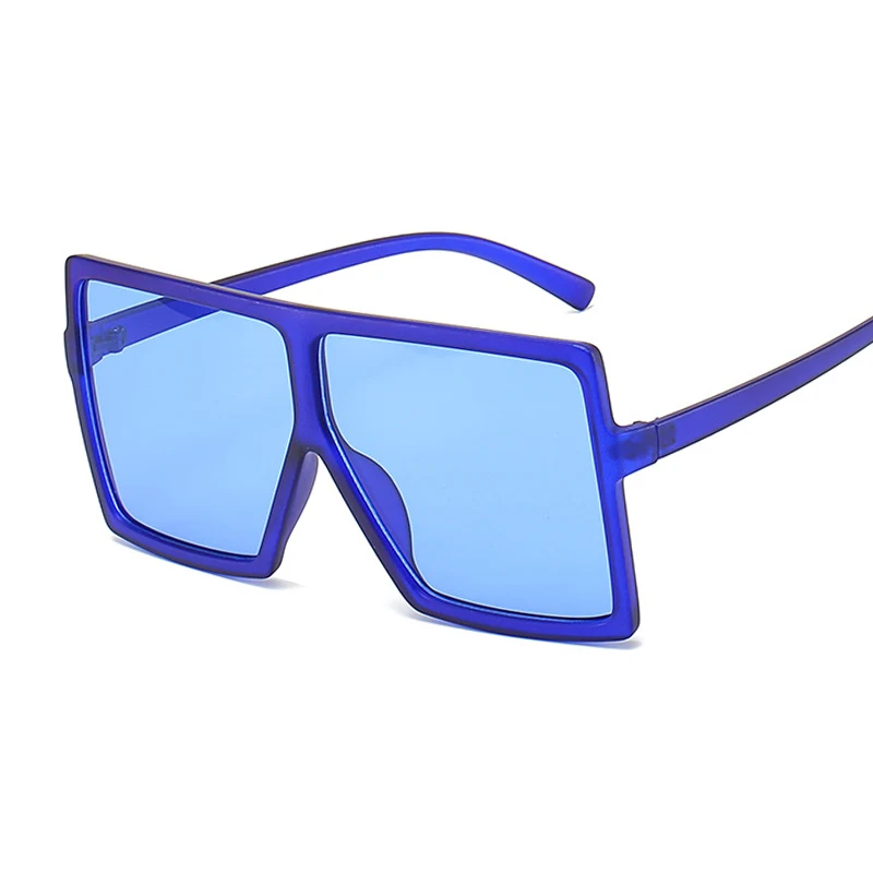 Oversized Shades Sunglasses Woman Black Fashion Square Big Frame Sun Glasses Female Vintage Retro Glasses Unisex Oculos_voghion.com