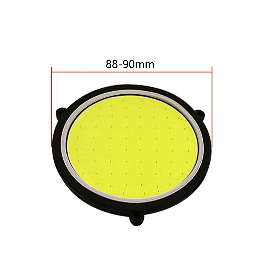 YCCPAUTO-2Pcs-High-Power-COB-LED-Daytime-Running-Light-DRL-White-Round-LED-Car-Fog-Lights