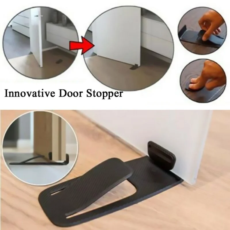 

Innovative Door Stopper Spring-loaded Door Cap Holds Your Door Open Multifunctional Simple Door File