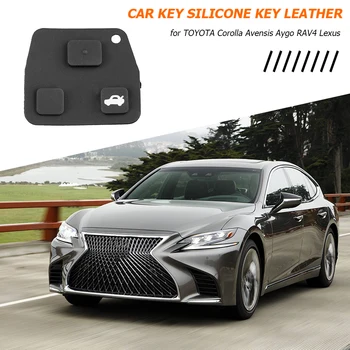 

Replacement Rubber Button Pad for TOYOTA Corolla Avensis Aygo RAV4 Lexus Remote Car Key Shell