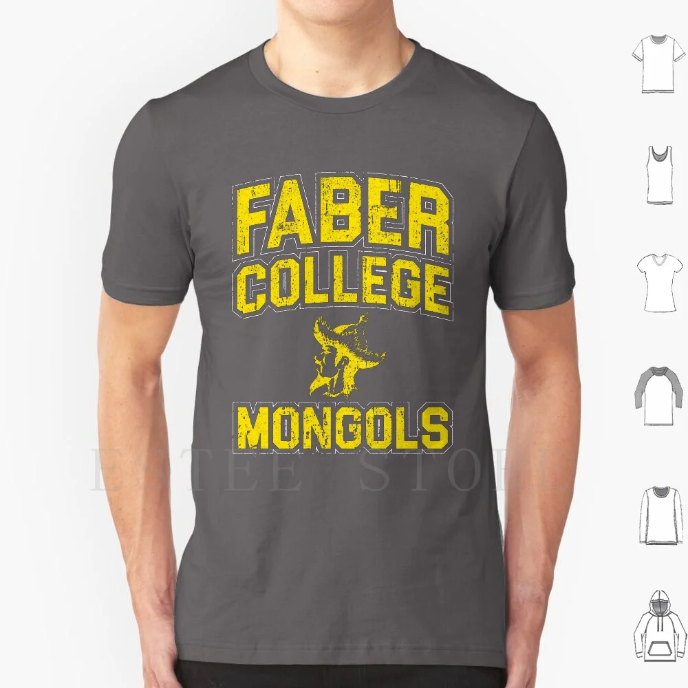 Faber College Mongols T Shirt Uomo Cotone 6Xl Belushi John Belushi Sette Anni Del College Down The Drain Faber College Movie