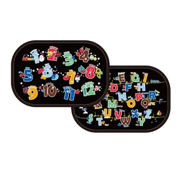 

1pair Car Sunshade Side Window Electrostatic Easy Install Cover Sun Blocking Protect Styling Auto Kids Cute Cartoon Curtain