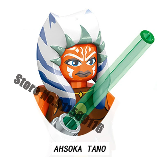 Ahsoka Tano Building Blocks Yoda Luke Skywalker Obi- Wan Kenobi Sith Palpatine Count Dooku Starkiller Star Brick Figure Wars Toy C027