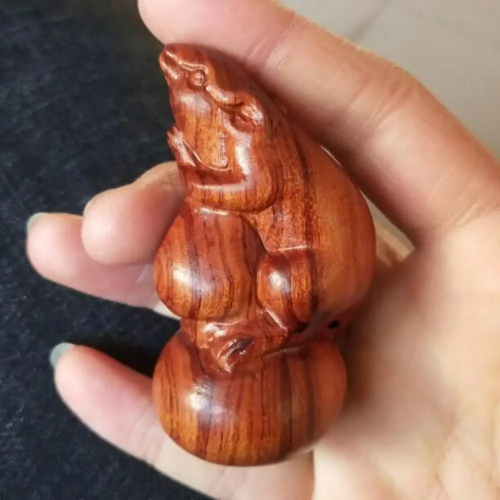 Netsuke Di Topo Intagliato A Mano In Legno Di Bosso Antico Orientale