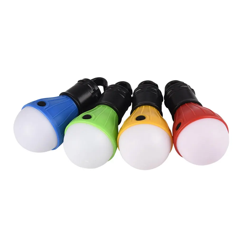 Outdoor Portable Hanging LED Camping Tent Light Bulb Fishing Lantern Lamp Multicolor AAA batteries 3 Modes SOS 1200 LM Drop Ship
