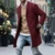 Wenyujh Новое поступление Зимняя мода Мужчины Slim Fit С Длинным Рукавом Кардиганы Смеси Пальто Куртка Костюм Твердые Мужские Длинные шерстяные пальто