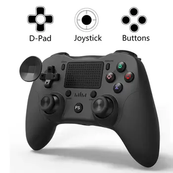 

Wireless Bluetooth Gamepad Six-axis Dual Vibration Bluetooth Game Controller For PS3 PS4 Connector Fast Delivery