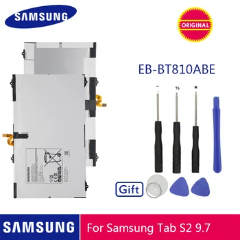 

SAMSUNG Original Battery EB-BT810ABE 5870mA For Samsung GALAXY Tab S2 9.7 T815C SM-T815 T815 SM-T810 SM-T817A S2 T813 T819C