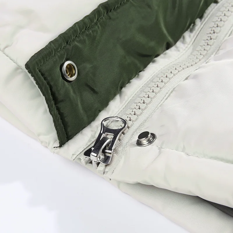 BOOFEENAA модная зимняя длинная куртка с капюшоном женская одежда парка куртка-пуховик ветровка Женская C68-CF42