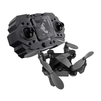 

901H Remote Control Mini Drone Folding Quadrotor With Air Pressure Fixed Height And Wifi Image Transmission Education Toy -Black
