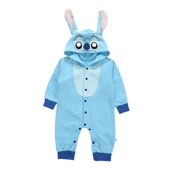 

Spring Autumn Newborn Baby Clothes Cartoon Baby Rompers Cotton Hoodies Newborn Girl Onesies Fashion Infant Costume Boys Outfits