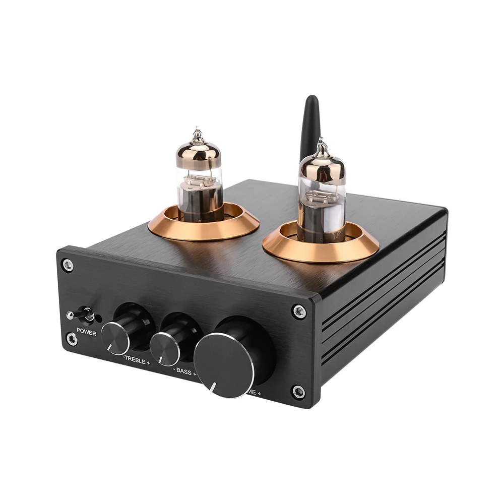 AIYIMA буфер HiFi 6J5 (обновление 6J1) Bluetooth 4,2 5,0 ламповый предусилитель усилитель Стерео предусилитель с высоким уровнем баса AIYIMA буфер HiFi 6J5 (обновление 6J1) Bluetooth 4,2 5,0 ламповый предусилитель усилитель Стерео предусилитель с высоким уровнем баса