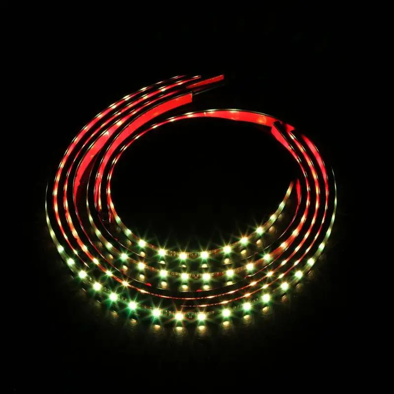 4 шт. RGB Светодиодные ленты под автомобилей Tube днища Glow Системы неоновый светильник комплект 12V