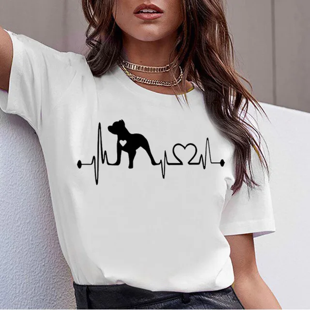TJCJFO, забавная женская футболка с коротким рукавом, Женская Футболка Harajuku, Милая футболка с французским бульдогом, Франсис, немецкая овчарка, футболки с питбуллом