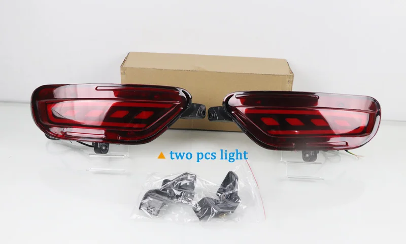 2 шт. задний противотуманный фонарь для Mazda CX5,- Автомобильный светодиодный задний бампер стоп-сигнал динамический светоотражатель