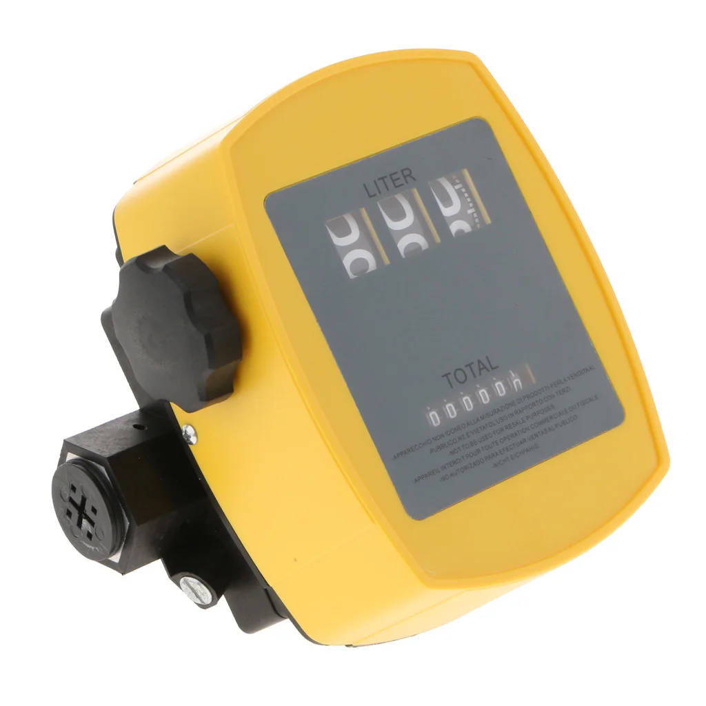 Mechanical Fuel Flow Meter 1% Accuracy 20L-120L min 1Inch Inlet Oil Meter
