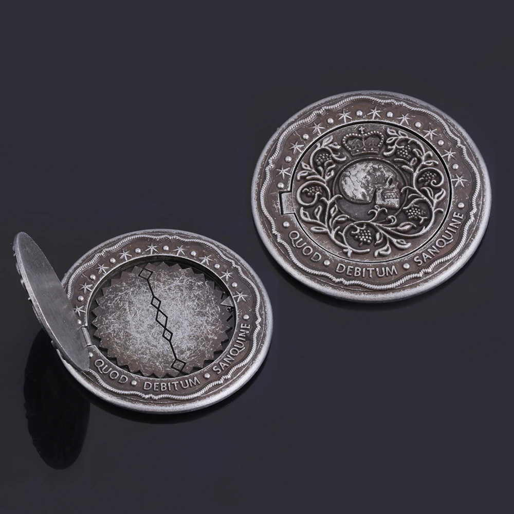 Big Size John Wick Blood Oath Marker Coin Keychain Luxury Metal Prop Accessories Collection Gift