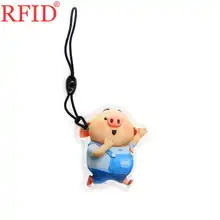 UID S50 1K 13,56 Mhz перезаписываемая записываемая карта NFC IC переменчивая RFID сбрасывающаяся клейкая водонепроницаемая брелок с мультяшным рисунком маркер тег 1