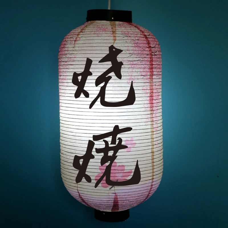 bistro ramen sashimi restaurante festival decoração pendurado lanterna sinal publicidade