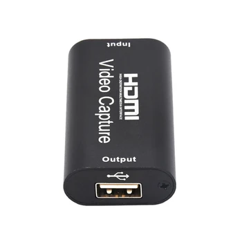 

Portable USB 2.0 Audio Video Capture Card 1080 HD 4K HDMI To USB 2.0 1080P Mini Acquisition Card Converter For Computer Camera
