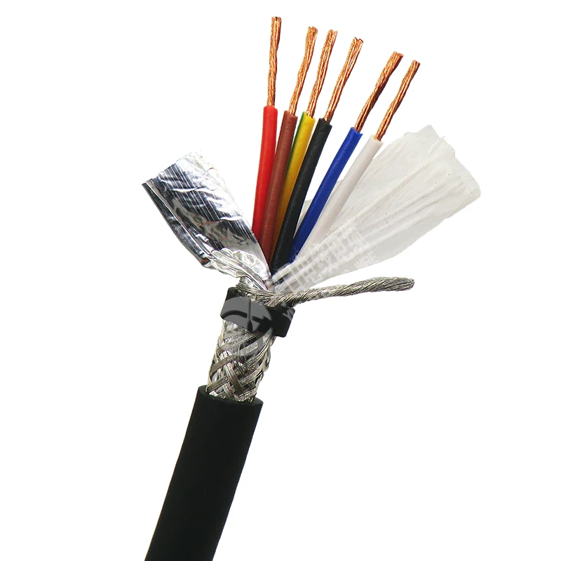 5 m LED Cable Twin Stranded 0.75 mm² Coated 2-Core (5 m LED Cable 2 x 0.75  mm² with Sheath Black)