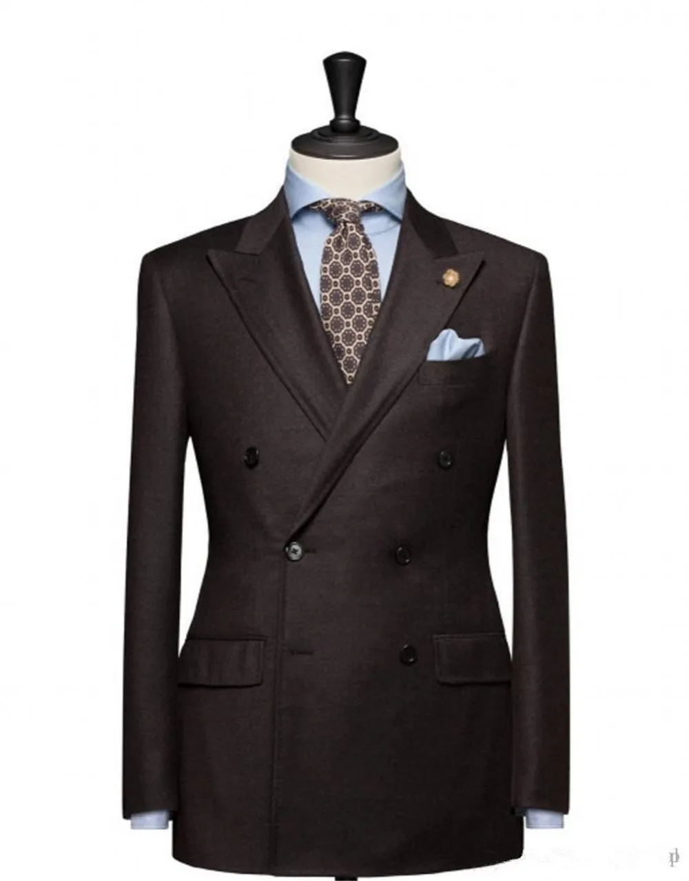 Jacket-Pant-Tie-Brown-Peaked-Lapel-Men-Suits-Fashion-Custome-Made-Terno-Masculino-Slim-Fit (1)