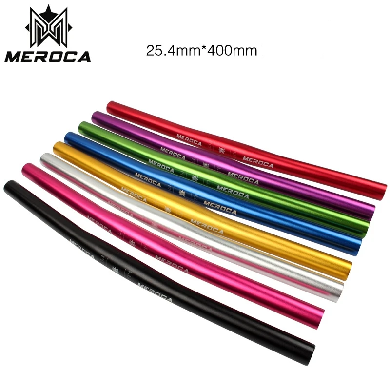 

MEROCA Sliding Bike Refit Parts Balance Handlebar Aluminum Alloy Horizontal Handle Bar 25*4*400mm