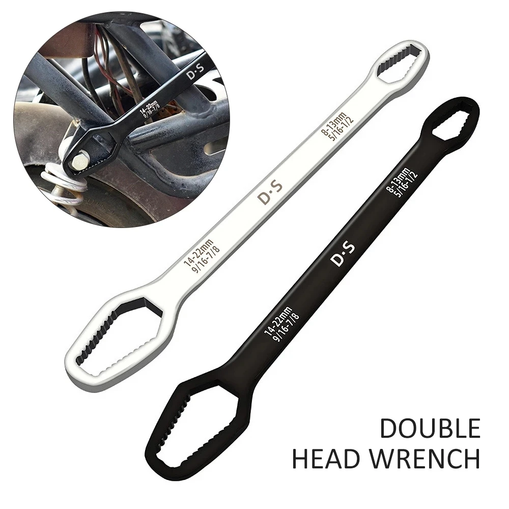 

Double-head Universal Torx Wrench 8-22mm Combination Ratchet Spanners for Bicycle Motorcycle Car Repairing Tools